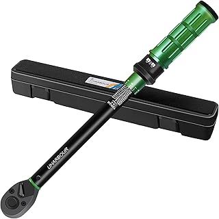 Uharbour Torque Wrench 1/2 Inch, 100% Calibrated with Certificate, 20-230 Nm Range with Lock Mechanism, ±3% Error Accuracy, 72 Teeth