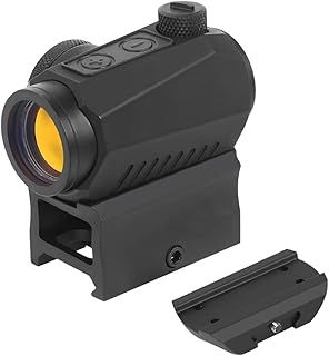 Red Dot Sight 1x20mm 2MOA Red dot Motion Awake Red Dot Scope with Co-Witness Riser and Low-Profile Mount