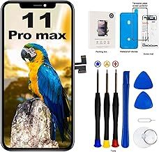 for iPhone 11 Pro Max LCD Screen Replacement 6.5 inch(Model A2161, A2220, A2218) Display digitizer Assembly Touch Screen,with Frame Assembly Repair Tool