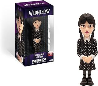 MINIX Bandai Wednesday Addams Model, Collectable Wednesday Figure From The Wednesday TV Series, Bandai Wednesday Toys Range, Collect Your Favourite Wednesday Figures From The Series
