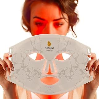 Adara Skin Lite –FDA LED Face Mask with Red Light Therapy, 850nm Near-Infrared, Anti-Aging & Firming, Reduces Fine Lines, Wrinkles & Redness. Portable & Rechargeable.