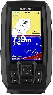 Garmin STRIKER Plus 4 Fish Finder with dual-beam Transom Transducer