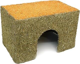 Rosewood Naturals Large Carrot Cottage for Small Animals - Edible Toy, Hay House, Den and Hideout for Rabbits, Guinea Pigs and Chinchillas