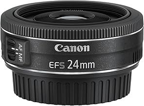 Canon EF-S 24mm f/2.8 STM Lens - Pime Pancake Lens - Travel, Landscape, Street Photography - Compatible with Canon EOS DSLR Range