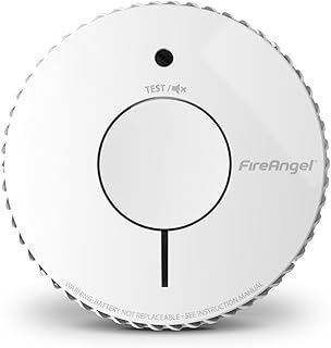 FireAngel Optical Smoke Alarm - FA6620 10-Year Battery Smoke Alarms for Home with Test/Silence Button - Replacement for FireAngel ST-622/ST-620 - Early Smoke Detector Fire Alarm - White