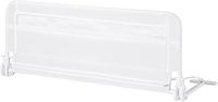 Toddlers Bed Rail, 100cm/120cm Foldable Bed Safety Guard Swing Down Bedrails with Strap, Bed Barrier for Baby, Kids, Single, Double & King Size Mattress (Gray, 100cm)