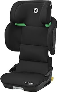 Maxi-Cosi Tanza i-Size, High Back Booster Seat, 3.5–12 years, 100–150cm, Compact Foldable Car Seat, 10 Headrest Positions, G-CELL Side Impact Protection, Padded & Elevated Kids Car Seat, Full Black