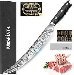 Butcher Boning Knife, 10.5 inch Sharp Filleting Knife German EN1.4116 Stainless Steel for Meat and Fish Kitchen Knife with Ergonomic Handle Gift Box
