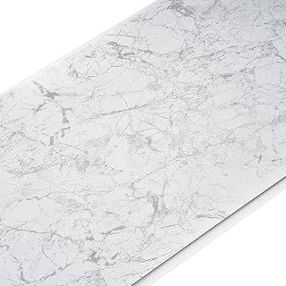 Pack of 10,High Gloss Transfer Gray Marble Bathroom Cladding Kitchen Ceiling Panels PVC Wall Panel 2600mm*250mm*5mm (Gray Marble)