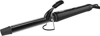 WAHL Curling Tong, Hair Styling Tool, Curling Wand, Ceramic Curlers for Shiny Curls, Corded Hair Curling Wand, Swivel Cord, Quick Heat, Cool Touch Tip, Barrel Clamp, Black, 19 mm