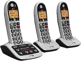BT 4600 Trio Big Button Digital Cordless Answerphone with Advanced Call Blocking (Renewed)