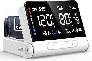 Blood Pressure Monitors Large Cuff PEKYO Blood Pressure Machine for Home Use,Upper Arm Accurate Blood Pressure Monitor 2x99 Records,Cuff 22-42cm| Irregular Heartbeat Detection |Cuff Wrapping Guide