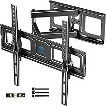 TV Wall Bracket for 26-60 inch TVs, Swivel Tilt TV Bracket with Tool-free Tilt Adjustment and Spirit Level, Wall Mount Supports up to 40kg, Max VESA 400x400mm