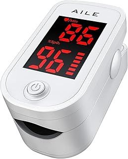 Oxygen Monitor Finger Adults-Kids Heart Rate Monitor SpO2 Pulse Oximeter UK Approved Medical Device SATS Blood Saturation Monitor CE Certified - MHRA Registered Oxygen Level Monitor