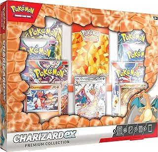 Pokémon TCG: Charizard ex Premium Collection (1 etched foil promo card, 2 foil cards and 6 Pokémon TCG booster packs)