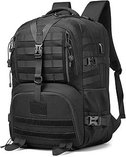 Tactical Backpack for Men,Military Backpack Army Backpack Molle Bag Bug Out Bag Campin Backpack Black