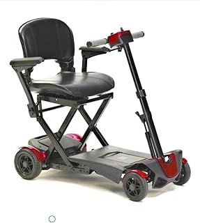 Drive Devilbiss Automatic Folding Scooter by Remote Control - 4 Wheel Electric Scooters for Adult Red