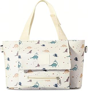 Large Capacity Baby Changing Bag - Light Comfort Cloth Baby Nappy Changing Bag, Baby Pram Diaper Nappy Travel Bags for Mum Dad Mother Father, Small Changing Diaper Tote, 33 x 21 x 12 cm, 300g