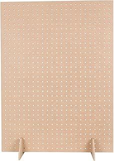 Freestanding Table Top Pegboard 800 x 600 mm with 25 mm Centres Perforated Display Board