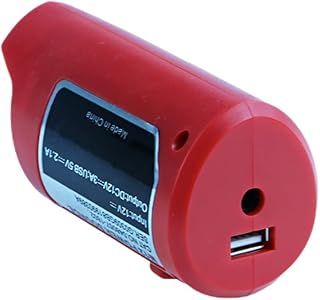 USB Charger Adapter for Milwaukee 12V Lithium Battery, Low-Voltage Protection DC 12V Outlet Charge for Mil M12 Battery