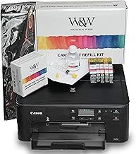 Watson & Webb Master Collection; Edible Printer with Pre-Filled Cartridges; Cakes, Cookies, Cupcakes, Custom Printing, Food-Safe, Edible Inks