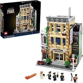 LEGO 10278 Icons Police Station Large Construction Set, Collectible Model Kits for Adults to Build, Modular Buildings Collection