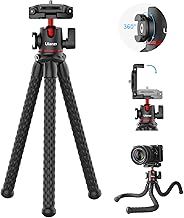 Phone Tripod, ULANZI MT-33 Flexible Camera Tripod 360 Rotating with Cold Shoe Mount, Portable Mini Smartphone Selfie Stick Tripod Grip Stand for DSRL Camera, iPhone YouTube Video Shooting Recording