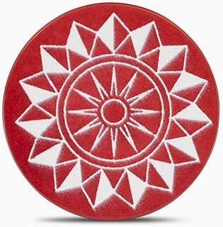 Splay Carrom Striker Tournament and Board Game Striker | Smooth Surface & Excellent Re-Bounce | Standard Size of 40mm diameter and 7mm Height, Acrylic 15 grams weight Carry Box Case (Red Color)