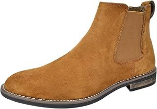 Bruno Marc Men's Urban-06 Suede Leather Chelsea Ankle Boots URBAN-06