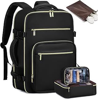 LOVEVOOK Travel Backpack Cabin Size for Women Traveling, 40L Carry On Backpacks for Easyjet Cabin Bag 45x36x20, Large Hand Luggage Rucksack Flight Bags for Airplanes, Waterproof Back Pack