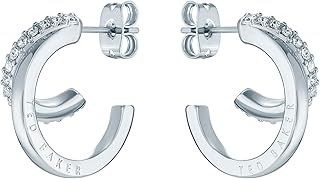 Ted Baker Helias Double Hoop Crystal Earrings For Women