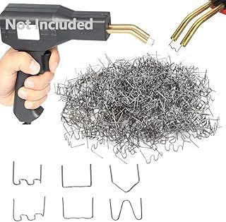 Welding Staples,1200PCS Plastic Welder Hot Staples Plastic Welding Kit Welding Wire for Bumper Repair Welding Repair Machine 0.6mm 0.8mm