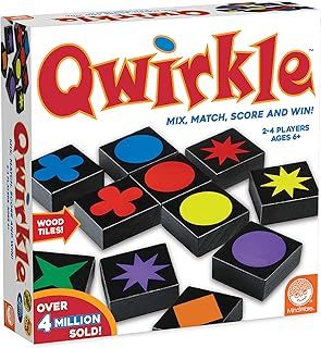 Mindware | Qwirkle UK Edition | Board Game | Ages 6+ | 2-4 Players | 45 Minutes Playing Time
