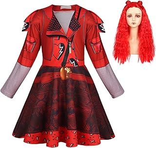 World Book Day Costumes for Girls Rise of Red Descendants Costume Bridget Costume Chloe Descendant Red Fancy Dress up