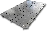 MegaMaxx Premium Tig Welding Table Top for Welder Workshop - Durable 5mm Thick Steel Heavy Duty and Constant Use - Welder, Weld, Bench, Trolley, Work, Metal, Tools, Workbench