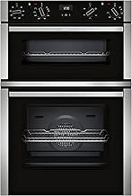 NEFF U1ACE2HN0B N50 Double Oven with EasyClean and Cliprails, Stainless Steel
