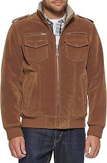 Levi's Men's Faux Leather Aviator Bomber Jacket (Regular & Big & Tall Sizes)
