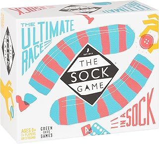 Green Brothers Games, The Sock Game, Board Game, Ages 8+, 2 Plus Players, 5-30 Minutes Playing Time