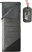 Outdoor Sleeping Bag for Camping & Hiking - 3-4 Seasons, Rectangular Mummy Shape, Compact & Lightweight