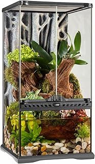 Exo Terra Glass terrarium with unique front ventilation, 30 x 30 x 60 cm, can also be used as a Paludarium