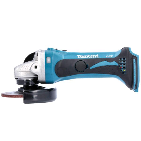 Makita DGA452Z 18V LXT Cordless 115mm Angle Grinder with 821551-8 Makpac Case 3 Without Inlays