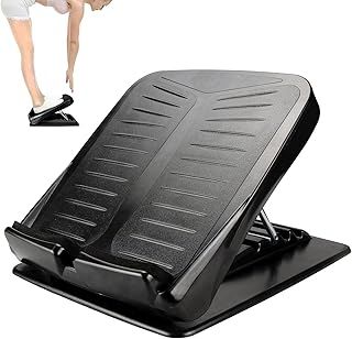 JADE KIT Slant Board, Adjustable Incline Board Portable Leg Exercise Ankle Foot Calf Stretcher, Balancing Fitness Pedal Wedge Stretch for Rib, Heel, Hamstring, Achilles, Leg Calves Muscle Exerciser