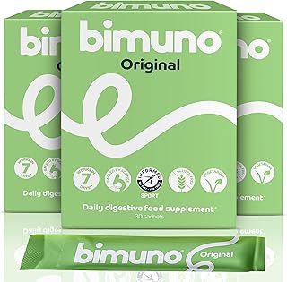 Bimuno Original Prebiotic for Gut Health | Digestive Health Food Supplements | High Fibre Tasteless & Soluble Bacterial Culture Powder | Vegetarian, Halal | 3-Month Trial