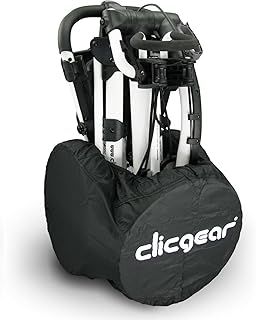 Clicgear Longridge CGWC01 Clicgear Golf Trolley Wheel Covers, Black, Large