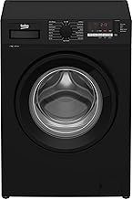 Beko WTL94151B Washing Machine | 9 kg Capacity 1400 rpm Spin Speed | B Rated Energy Class| Black Colour, 28 Minute Quick Wash Technology | RecycledTub