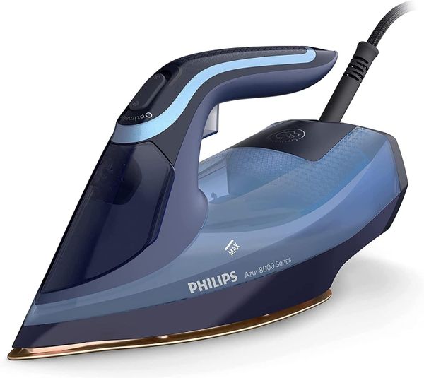 Philips Azur 8000 Series Steam Iron, 3000W, 240g Boost, No Burns Guaranteed