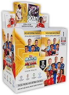 Topps Match Attax 24/25 Extra - Full Box - Contains 24 Packs (288 Cards) Display Box