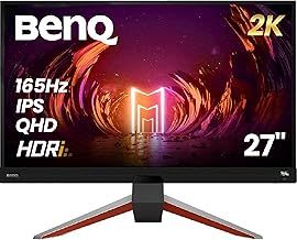BenQ MOBIUZ EX2710Q Gaming Monitor (27 inch, IPS, 1440P, 165 Hz 1ms HDR 400, FreeSync Premium, 144 Hz compatible)