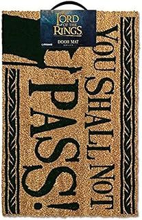 The Lord Of The Rings GP85071 You Shall Not Pass Doormat, Multi-Colour, 40 x 60 cm