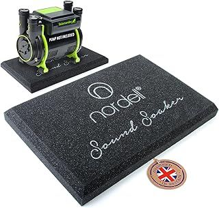 Shower Pump Noise Reduction Floor Mat - Vibration & Absorbing mat Designed for dampening unwanted Noise, Salamander, Bristan, Arley Cyclone, Monsoon, Stuart Turner, Nordell Sound Soaker